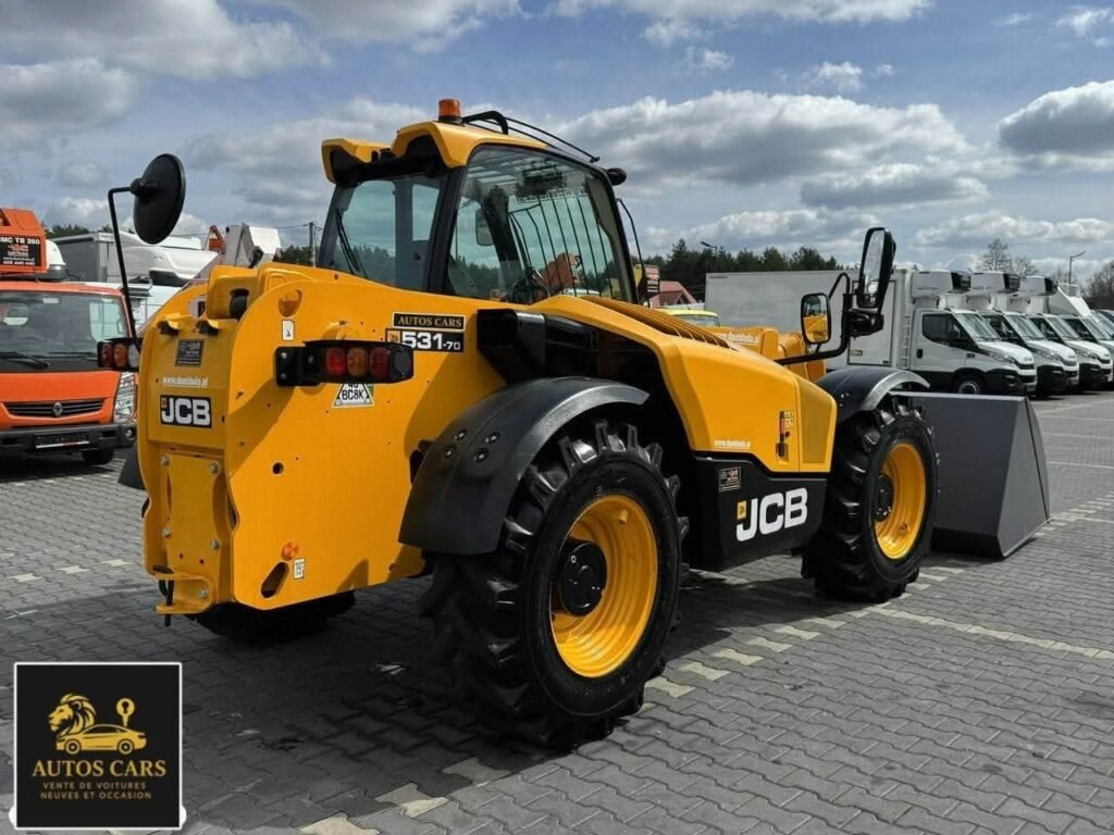 JCB 531-70 Chariot Télescopique Stage V Climatisation 75 CV 640 Heures