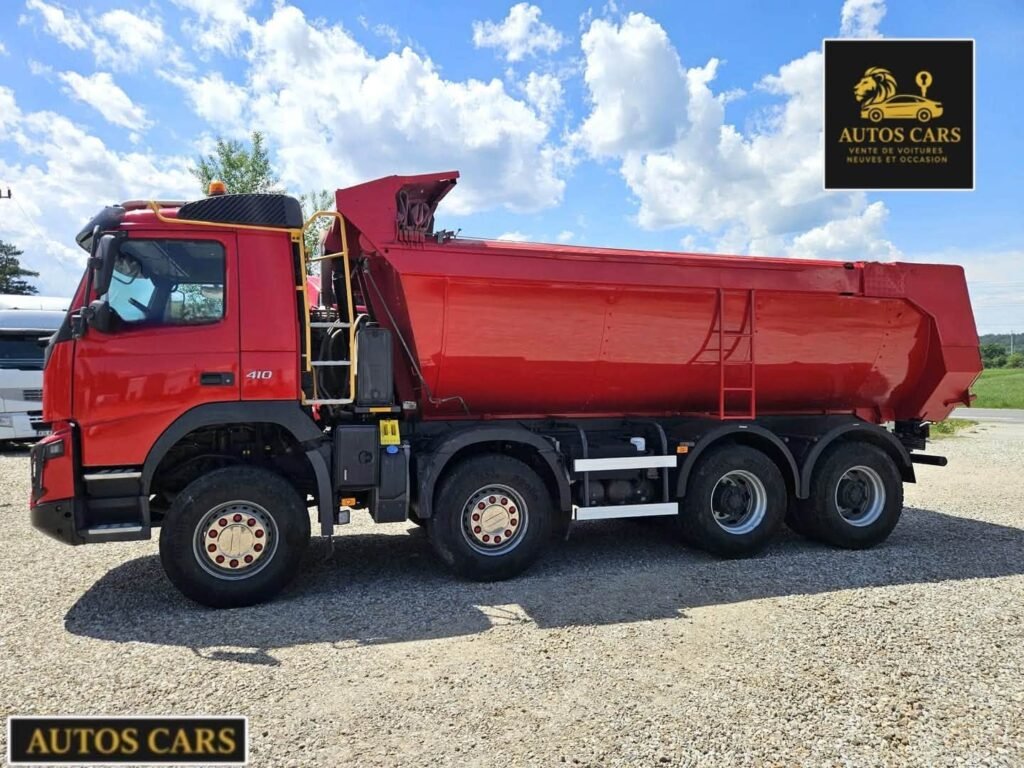 Volvo FMX 410 8X4 Camion Benne TP Euro 6 Diesel Automatique