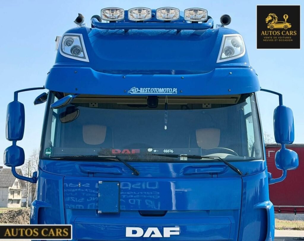 DAF CF 370 Camion Rideau 18 Palettes Élévateur Euro 6 Automatique