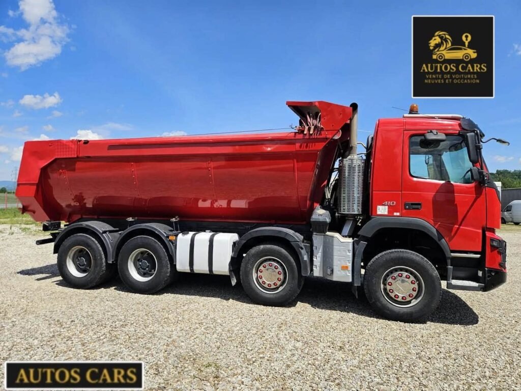 Volvo FMX 410 8X4 Camion Benne TP Euro 6 Diesel Automatique