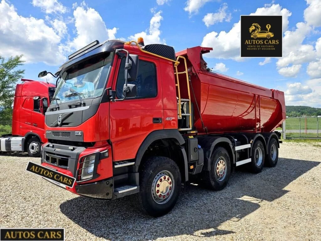 Volvo FMX 410 8X4 Camion Benne TP Euro 6 Diesel Automatique