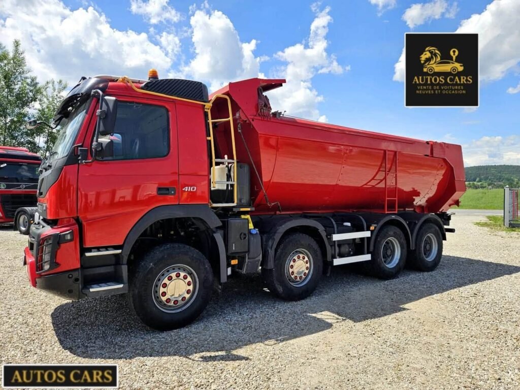 Volvo FMX 410 8X4 Camion Benne TP Euro 6 Diesel Automatique