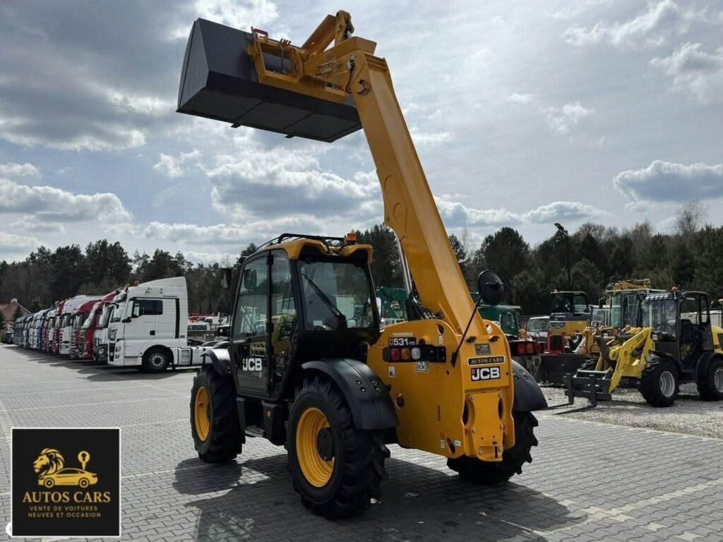 JCB 531-70 Chariot Télescopique Stage V Climatisation 75 CV 640 Heures
