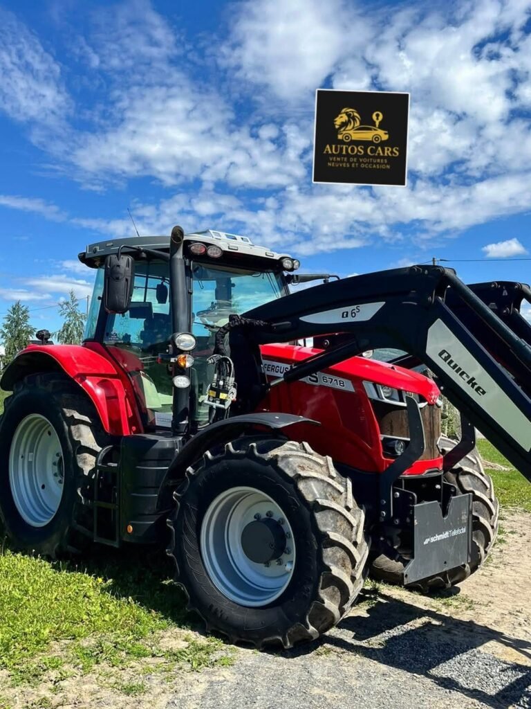 Massey Ferguson 6718 S Tracteur Chargeur Frontal Diesel 201 CV