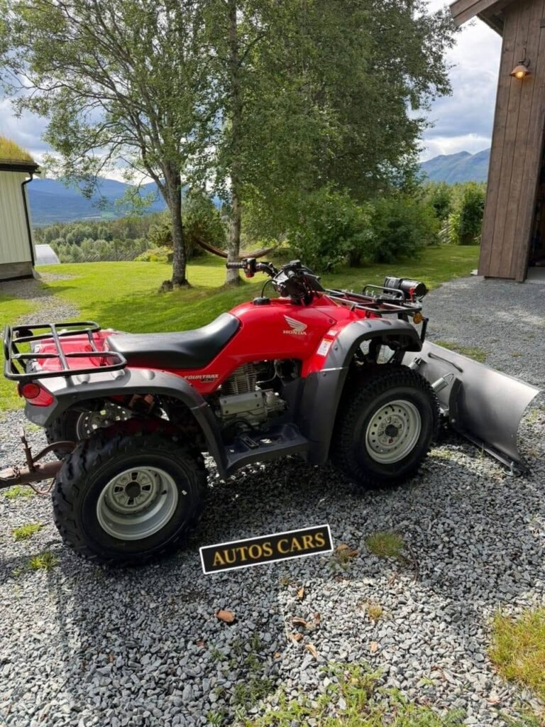 Honda Fourtrax Quad ATV avec Lame Essence Manuelle 19 CV