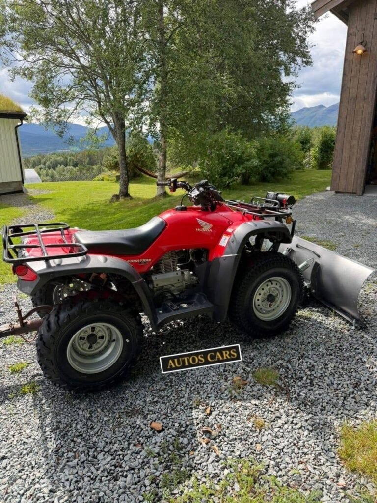 Honda Fourtrax Quad ATV avec Lame Essence Manuelle 19 CV