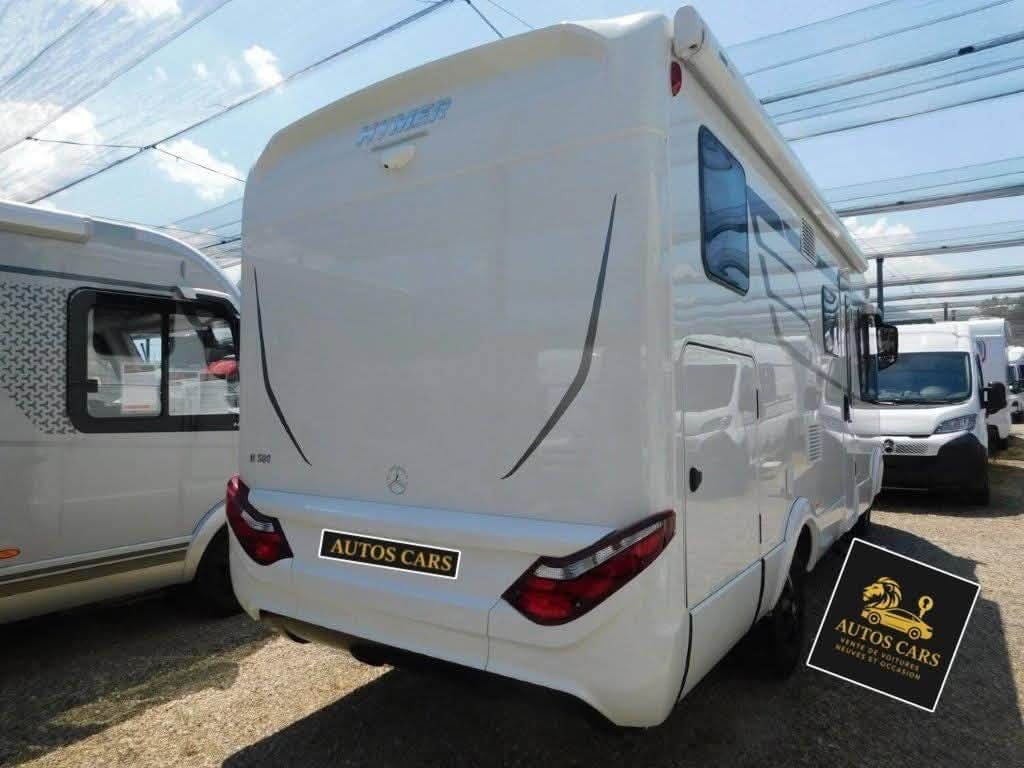 Hymer Camping Car Intégral Mercedes Diesel Boîte Automatique Neuf 4 Couchages