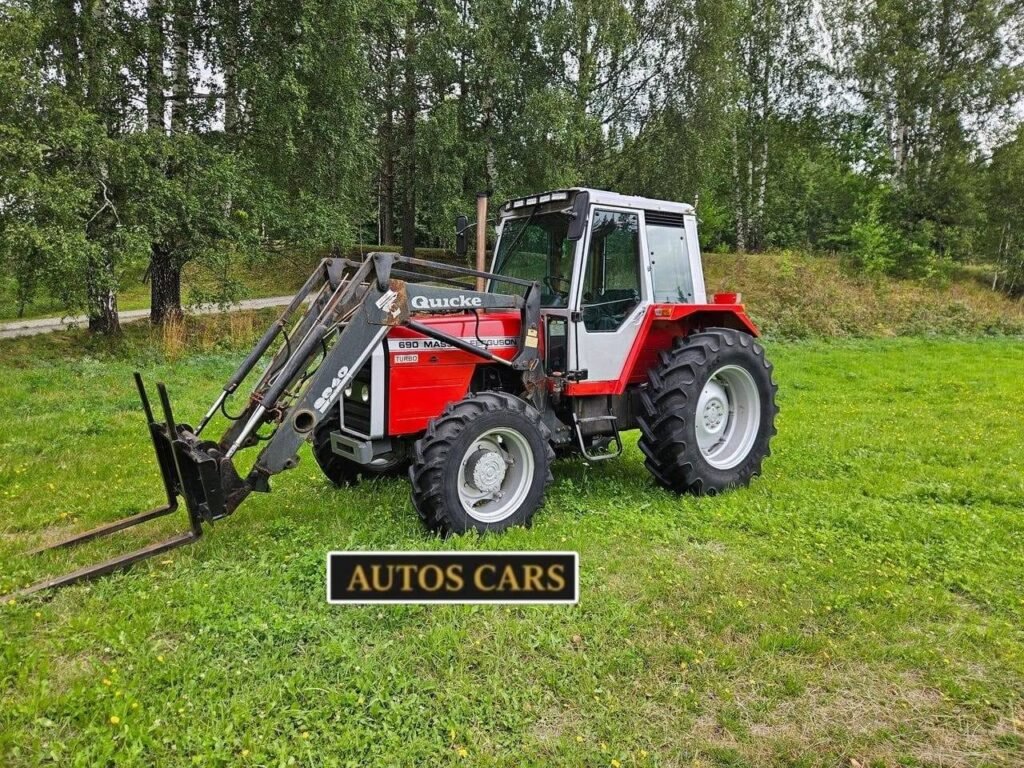 Massey Ferguson 690T Turbo Tracteur Agricole Diesel 90 CV