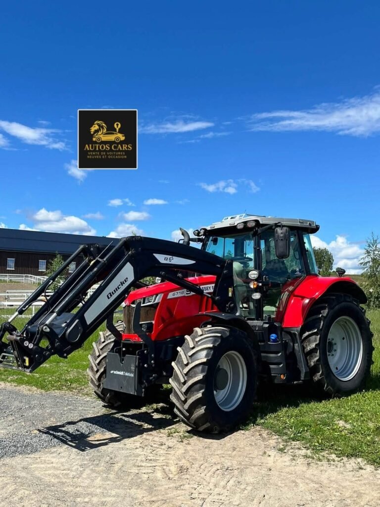 Massey Ferguson 6718 S Tracteur Chargeur Frontal Diesel 201 CV