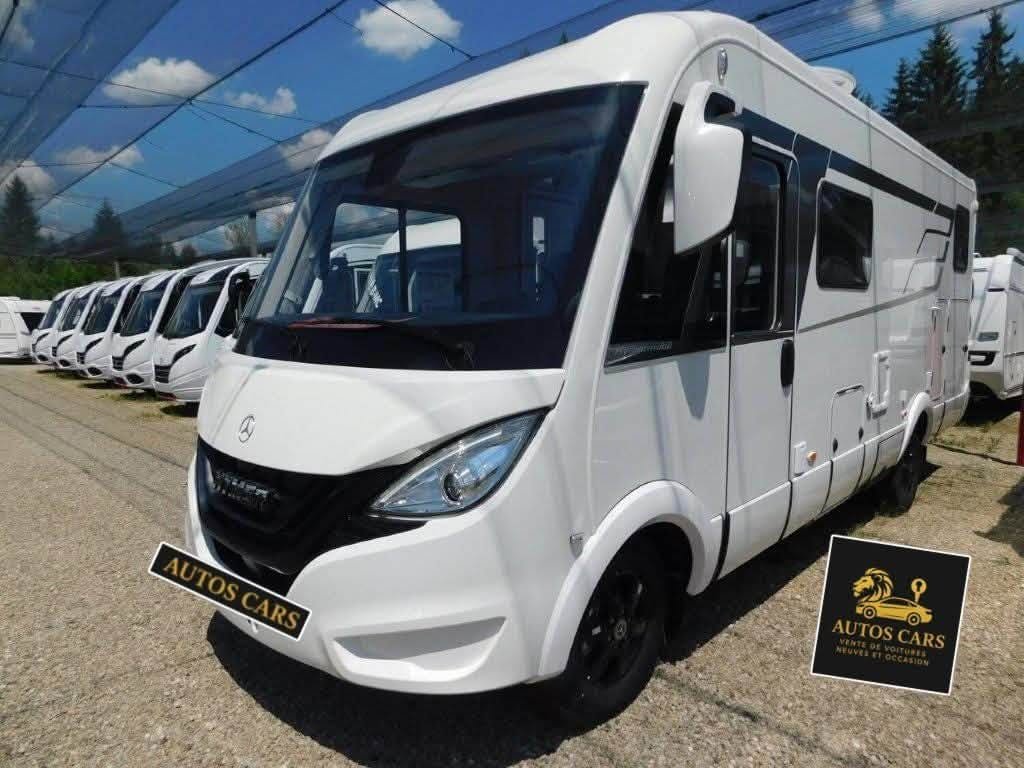 Hymer Camping Car Intégral Mercedes Diesel Boîte Automatique Neuf 4 Couchages