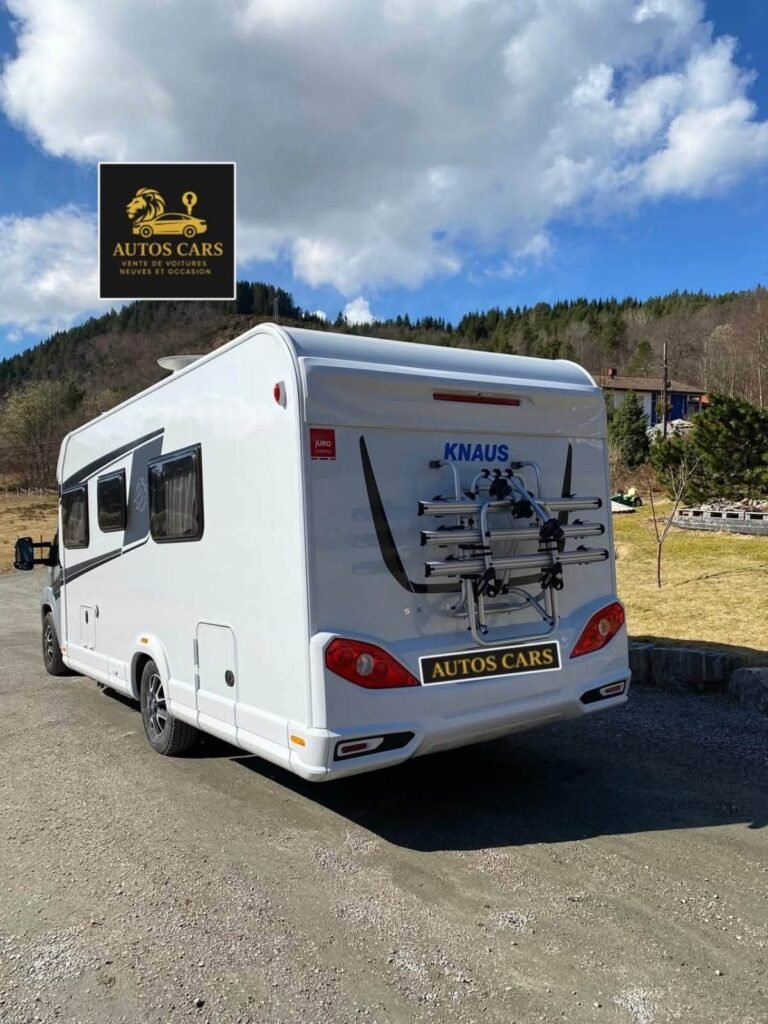 Knaus Camping-car Profilé Fiat Ducato Diesel Boîte Automatique 4 Couchages