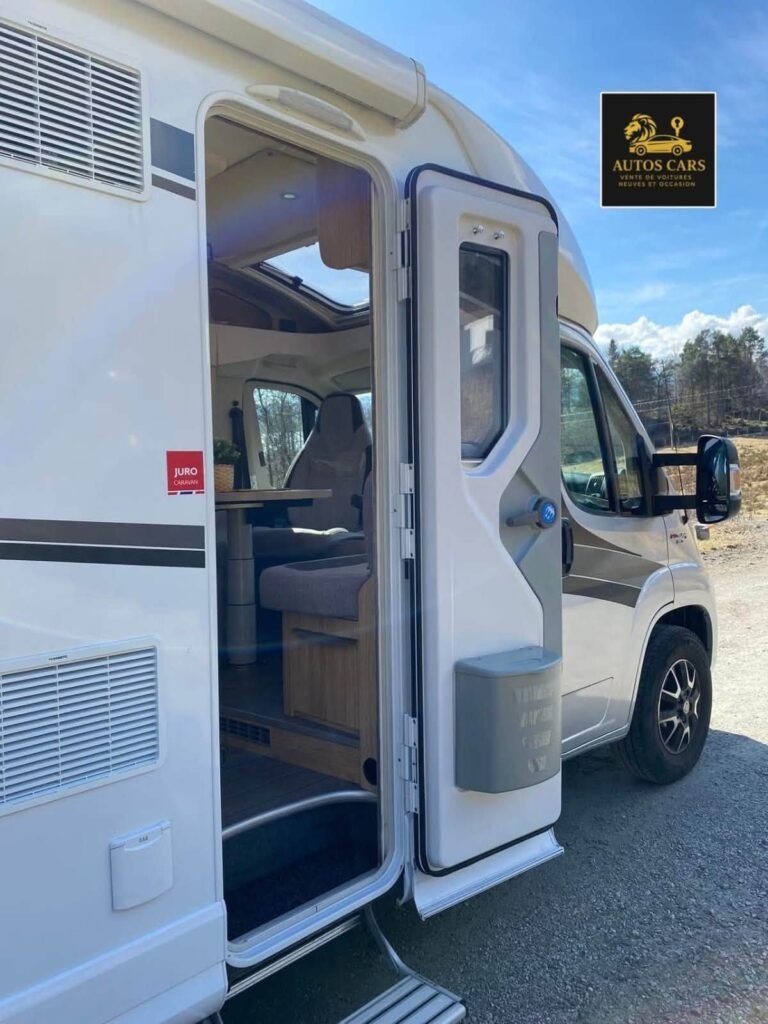 Knaus Camping-car Profilé Fiat Ducato Diesel Boîte Automatique 4 Couchages