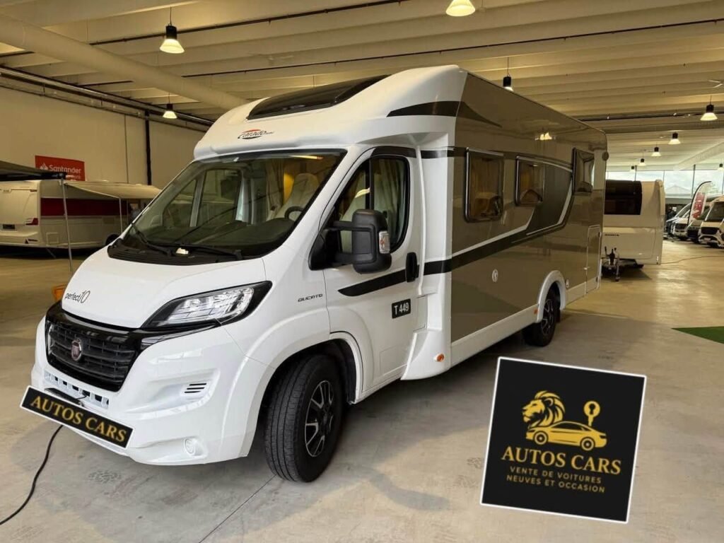 Carado T449 Perfect 10 Camping Car Fiat Ducato Diesel 4 Couchages 2017